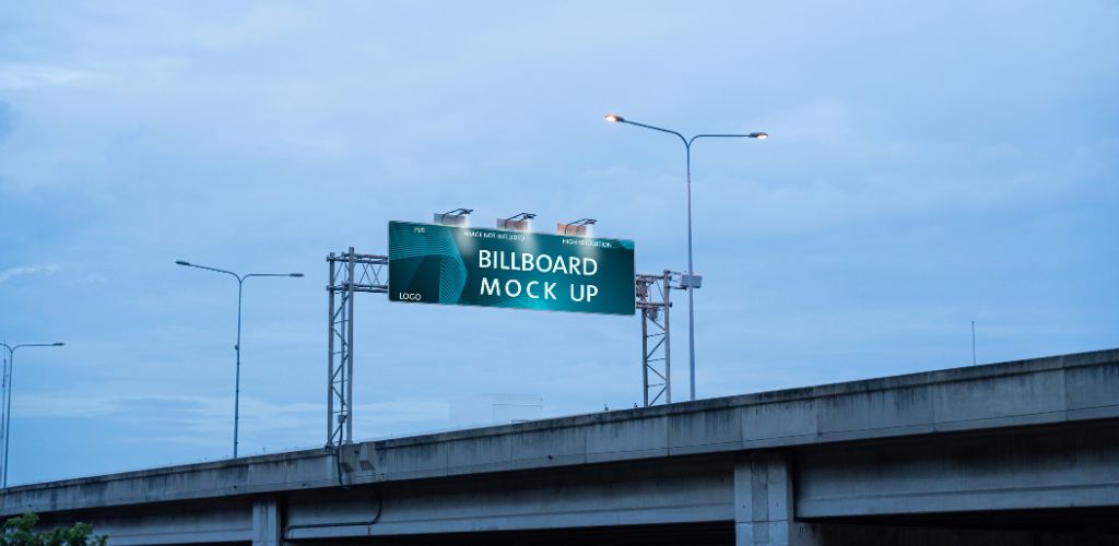 overhead bridge billboard
