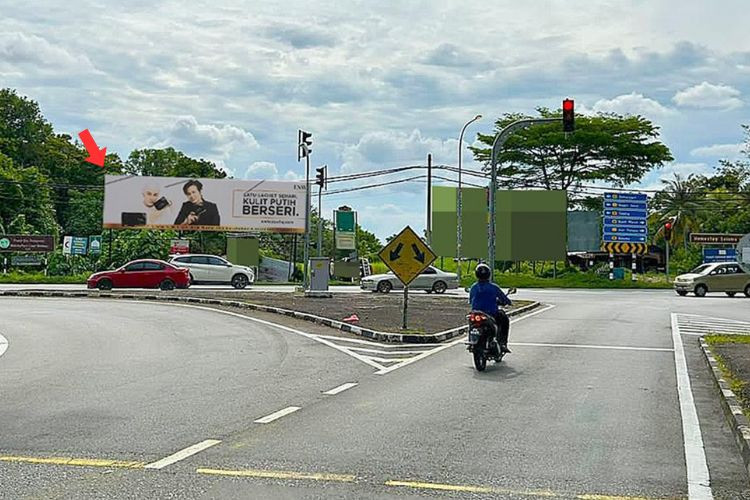 1 Panel Free Standing Billboard at Toll Plaza Bukit Merah, Gunung Semanggol, Perak