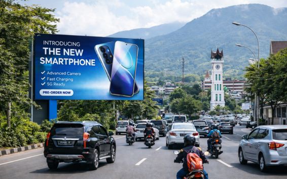 digital billboard advertising in Indonesia