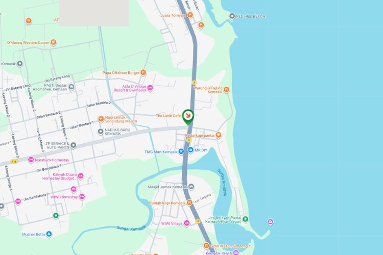 Map - Free Standing Billboard at Jalan Tok Kaya, Kuala Terengganu, Terengganu