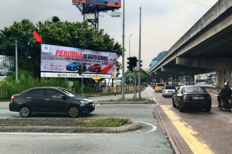 1 Panel Free Standing Billboard at Jalan Taman Samudera / Jalan Batu Caves, Batu Caves, Selangor (Near Giant Batu Caves)