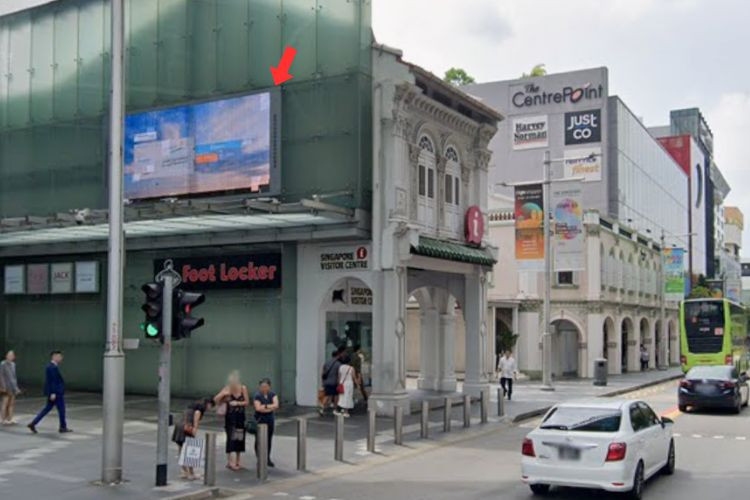 Horizontal Digital Screen Billboard at Orchard Rd, Orchard, Central Region (attached to Orchard Gateway)
