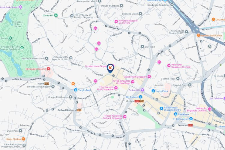 Horizontal Digital Screen Billboard at Orchard Rd, Orchard, Central Region (attached to Orchard Gateway)