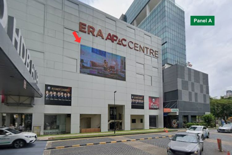 Horizontal Digital Screen Billboard at ERA APAC Centre, Toa Payoh, Central Region