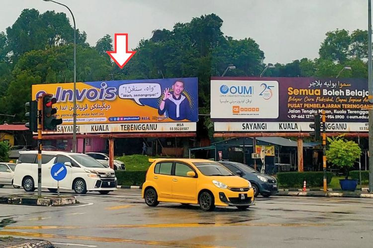 1 Panel Free Standing Billboard at Jalan Kemajuan / Jalan Bukit Kecil, Kuala Terengganu, Terengganu
