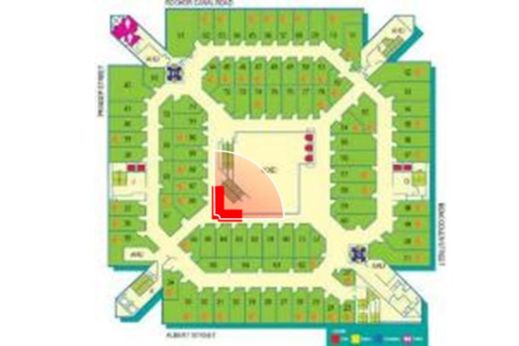 Map - Horizontal Indoor Backlit Billboard at Sim Lim Square, Rochor, Central Region (Internal Lightboxes L2 A+B)