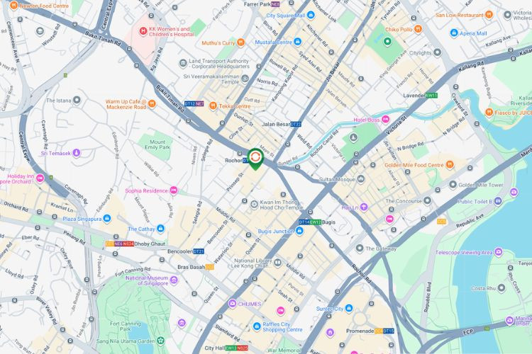 Map - Vertical Banner Billboard at Sim Lim Square, Rochor, Central Region