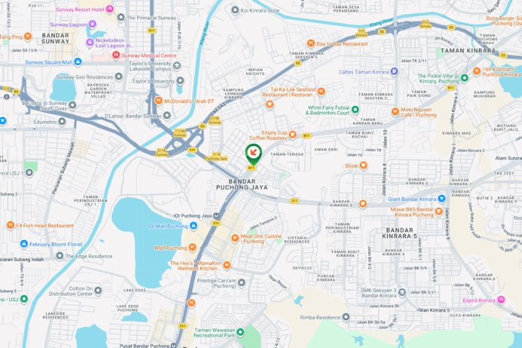 Overhead Bridge Billboard at Jalan Puchong, Puchong, Selangor