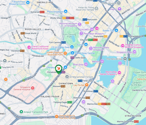 Map - Horizontal Frontlit Billboard at People's Park Complex, Chinatown, Central Region (attached to People's Park Complex [A])