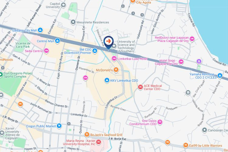 Map - Horizontal Digital Screen Billboard at Limketkai Skywalk, Claro M. Recto Ave., Cagayan de Oro, Misamis Oriental (Near SM CDO Downtown Premier)