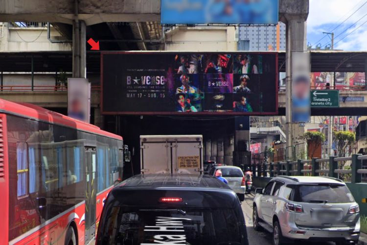 Horizontal Digital Screen Billboard at EDSA Araneta Center, Cubao North Bound, Quezon City, Metro Manila (Near Araneta Center and MRT Cubao Station)