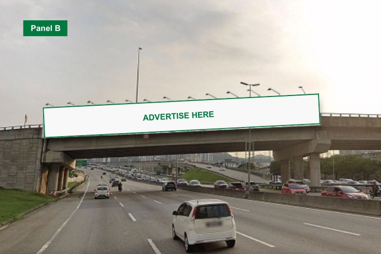 Overhead Bridge Billboard at DUKE Highway, Kuala Lumpur (from Jalan Duta Toll)