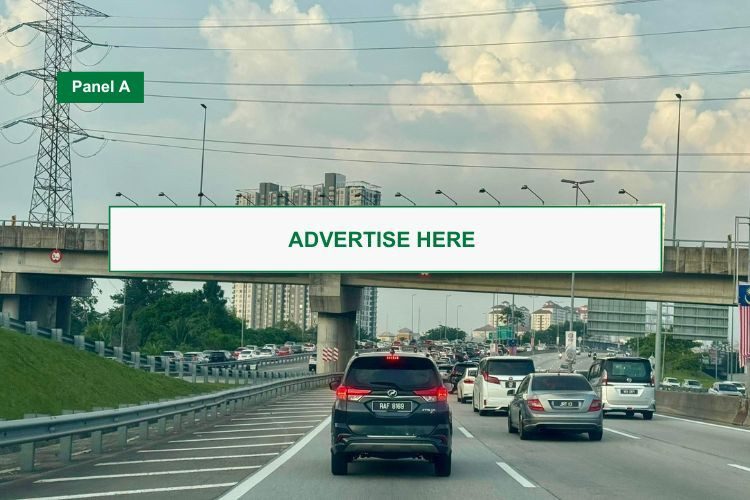 Overhead Bridge Billboard at DUKE Highway, Kuala Lumpur (from Jalan Duta Toll)