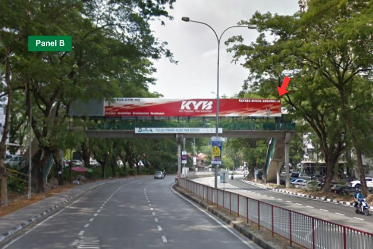 Overhead Bridge Billboard at Jalan Bukit Gambir, Bayan Lepas, Penang