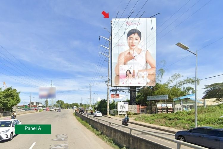 Panel A - Vertical Free Standing Billboard at Second Mandaue-Mactan Bridge, U.N. Ave., Mandaue, Cebu (Near Maayo Hotel)