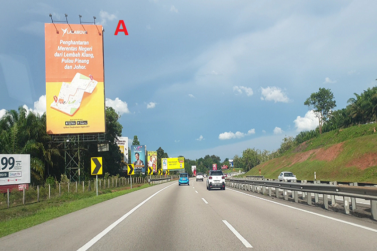 2 Sided Unipole Billboard at Yong Peng KM115.0, North South Expressway, Johor