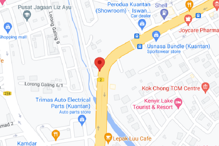 Jalan Beserah, Pahang