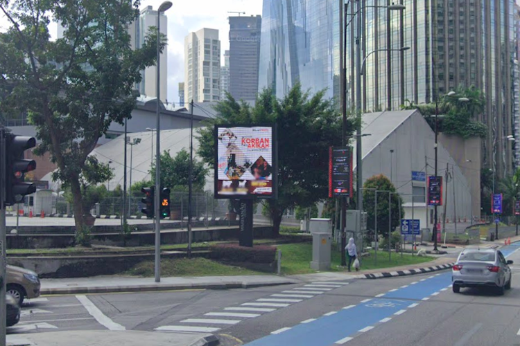 1 Sided Digital Screen Billboard at Jalan Pinang, Kuala Lumpur (near KLCC)