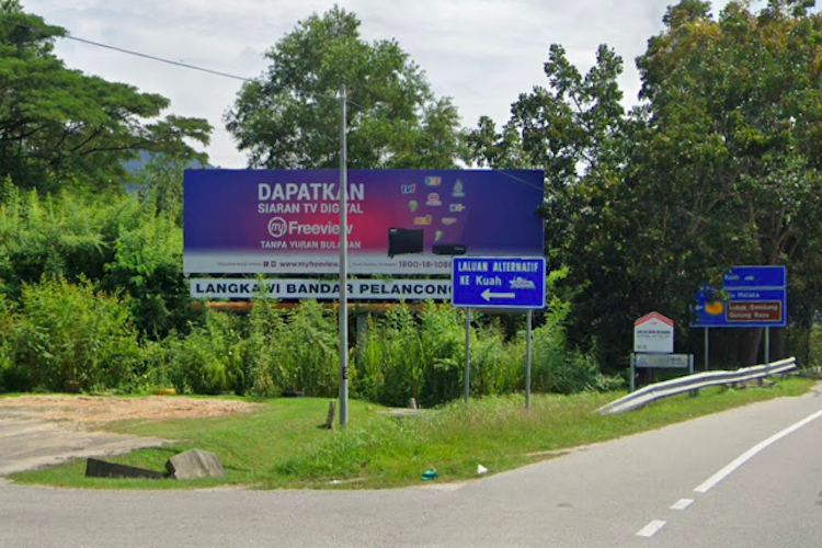 1 Panel Free Standing Billboard at Jalan Padang Matsirat / Padang Gaong, Kuah, Kedah