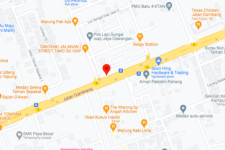 Jalan Gambang / Jalan Sungai Isap Jaya, Kuantan, Pahang (Opposite Mc Donalds Jalan Gambang)