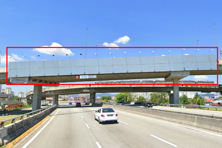 1 Sided Overhead Bridge Billboard at Gombak/Sentul Pasar, DUKE KM5.0 A, Kuala Lumpur