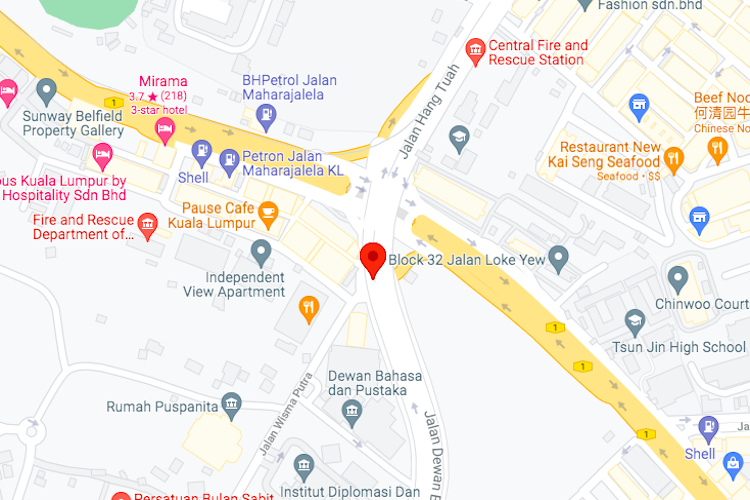 Jalan Maharajalela (view on Jalan Hang Tuah), Kuala Lumpur