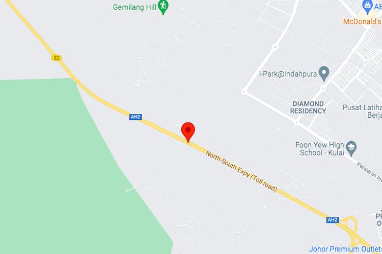 KM22.7 PLUS Highway Senai Johor from Kulai Jaya to Senai Utara, Johor