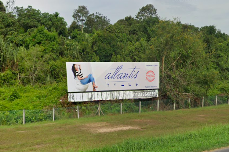 1 Sided Free Standing Billboard at KM28.3 KLIA, Selangor