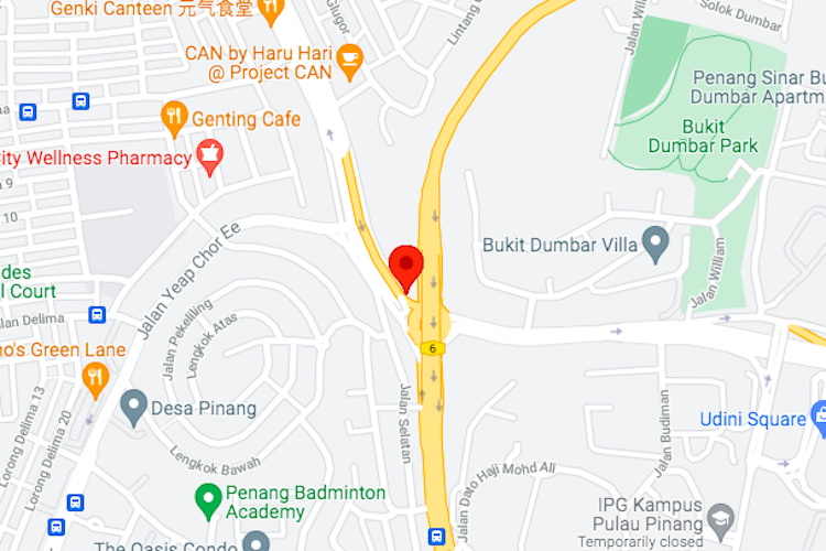 Jalan Masjid Negeri Roundabout, Jelutong, Penang