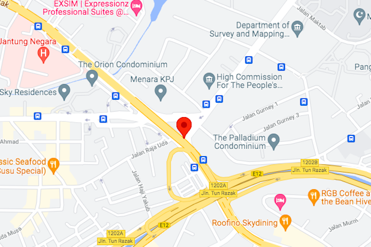 Jalan Semarak / Jalan Tun Razak, Kuala Lumpur (near Intermark Mall)