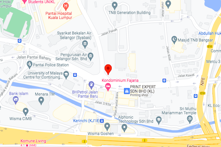 Jalan Pantai Baharu, Kuala Lumpur