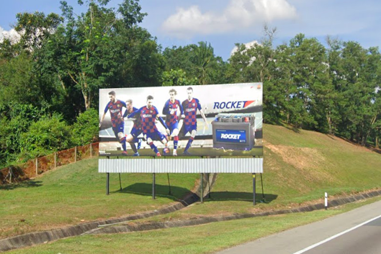 1 Sided Free Standing Billboard at KM10.4 PLUS Highway Johor from Skudai to Kempas/Johor Bahru, Johor