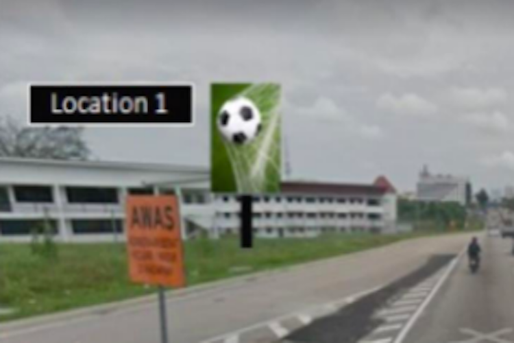 2 Sided Unipole Billboard at Ulu Tiram to Johor Bahru, Lebuhraya Tebrau (Selatan), Johor