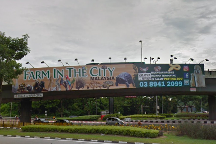 1 Sided Overhead Bridge Billboard at Jalan Istana Lama / Jalan Sungai Besi, Kuala Lumpur
