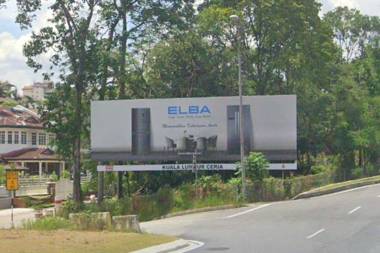 1 Panel Free Standing Billboard at Jalan Awan Besar / Jalan Awan Kecil, Kuala Lumpur (near KESAS Highway)