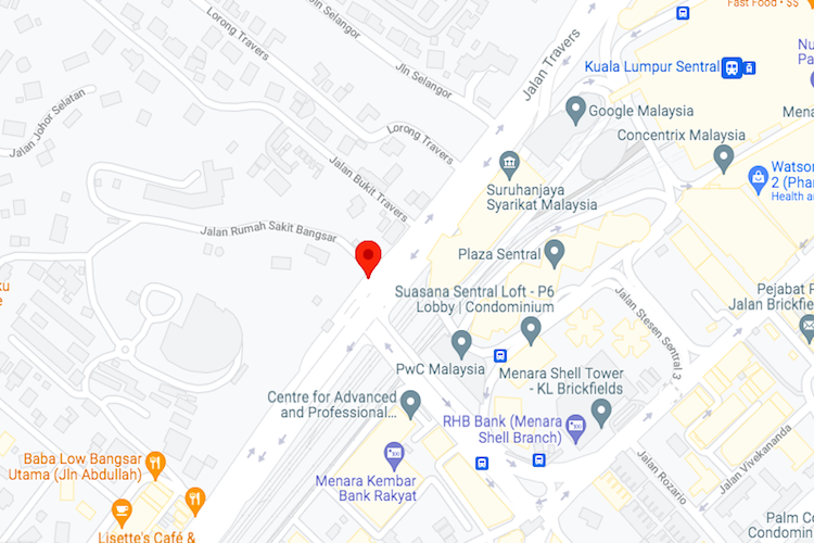 Jalan Travers Off Jalan Bangsar, Kuala Lumpur (near Mercu UEM)