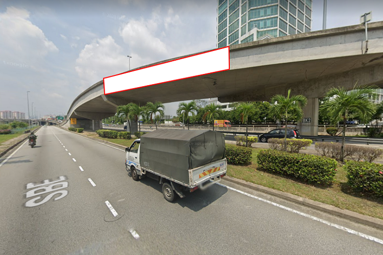 1 Sided Overhead Bridge Billboard at Sungai Besi Expressway, The Mines 2 (A), Seri Kembangan, Selangor