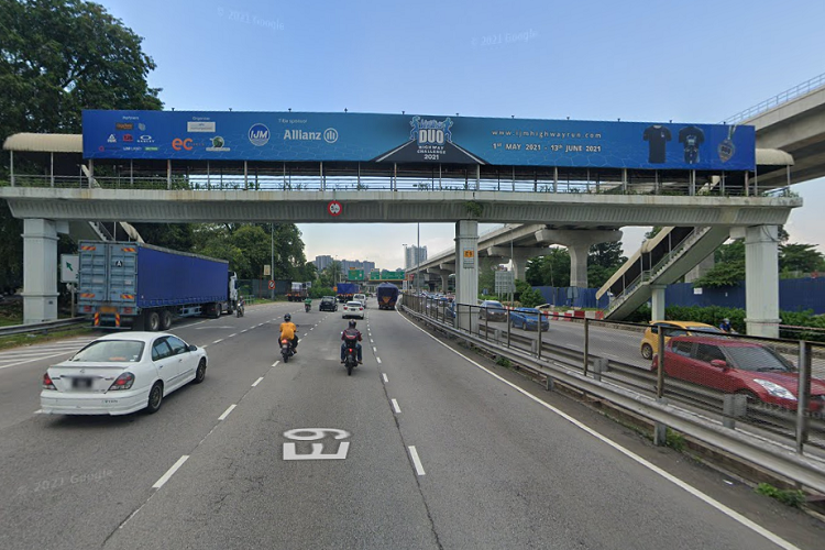 1 Sided Overhead Bridge Billboard at Taman Castlefield, Besraya Expressway (A), Kuala Lumpur