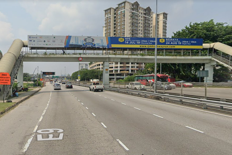 1 Sided Overhead Bridge Billboard at Taman Castlefield, Besraya Expressway (B), Kuala Lumpur