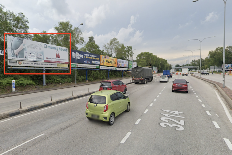 1 Sided Free Standing Billboard at Persimpangan Persiaran Sukan towards Jalan Subang, Seksyen 13, Shah Alam, Selangor