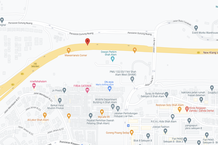 NKVE - KM3.8 South Bound (Off-Side) from Subang / Shah Alam to Klang, Selangor