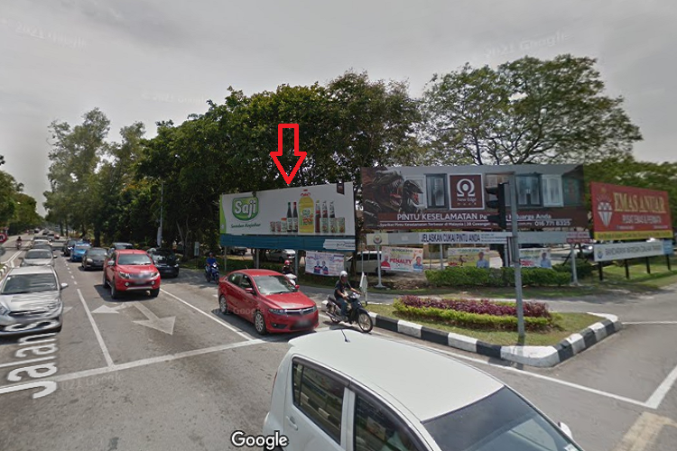 1 Sided Free Standing Billboard at Jalan Sultan Bahiyah Intersection and Jalan Suka Menanti, Kedah