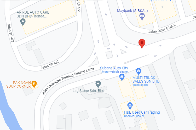 Jalan Subang Perdana Intersection and Jalan Airport Lama heading towards Airport, Selangor