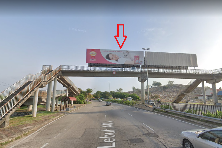 1 Sided Overhead Bridge Billboard at Lebuh AMJ, Melaka (near SJK (C) Malim, left panel)