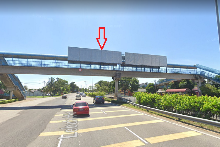 1 Sided Overhead Bridge Billboard at Lebuh AMJ, Melaka (near Sekolah Kebangsaan Semabok) (A)
