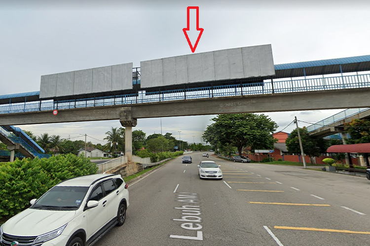 1 Sided Overhead Bridge Billboard at Lebuh AMJ / near Sekolah Kebangsaan Semabok (B), Melaka