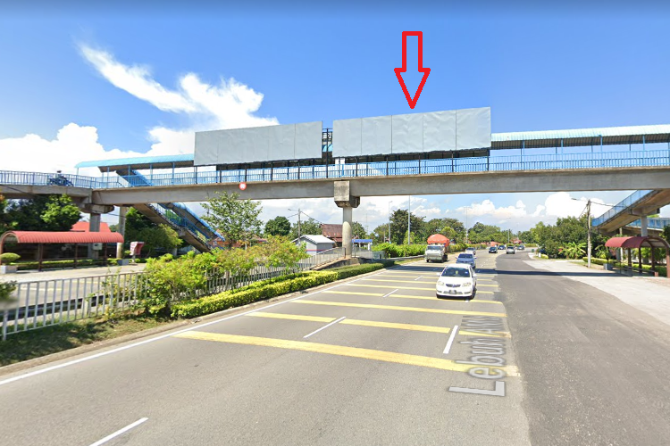 1 Sided Overhead Bridge Billboard at Lebuh AMJ / near Sekolah Kebangsaan Semabok (D), Melaka