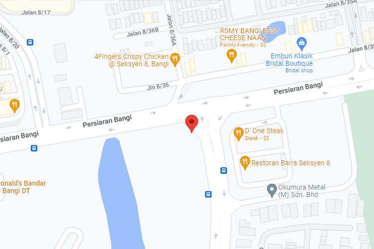 Persiaran Bangi, Bangi, Selangor (at center of Bandar Baru Bangi)