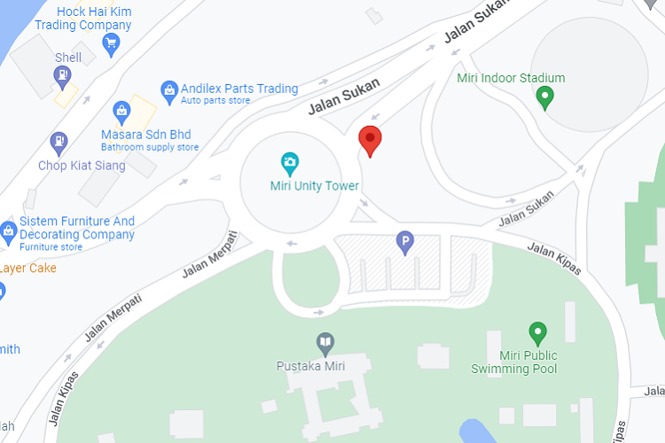 Jalan Merpati, Miri, Sarawak (at roundabout)