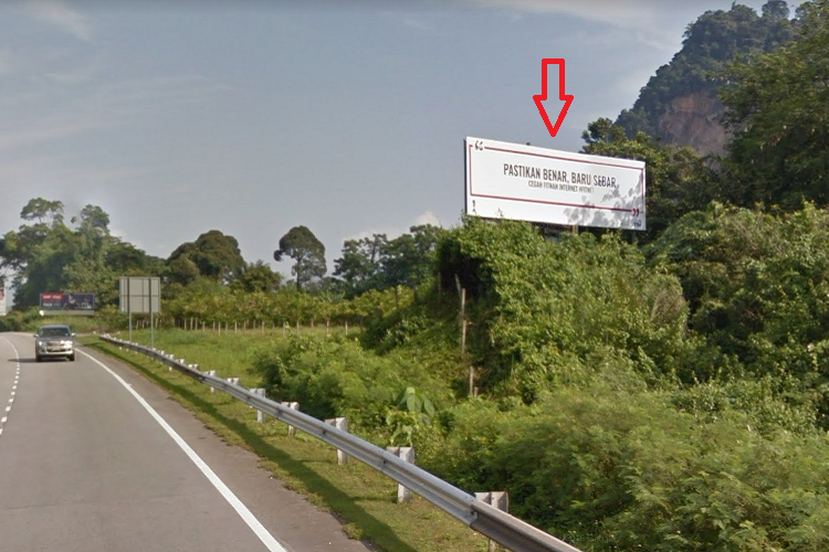 1 Panel Free Standing Billboard at NSE KM227.6, Perak (NB)